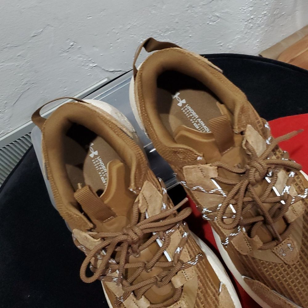 Under Armour Fat Tire Vebtire Pro HOVR Shoes In Brown Size 13 - Picture 5 of 13